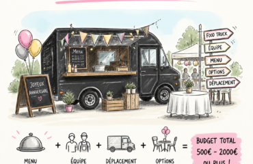 Budget privatisation Food Truck Anniversaire